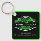 Porte-clés Société professionnelle de remorquage, service de  (Recto)