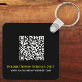 Porte-clés Société professionnelle de remorquage, service de  (Verso)