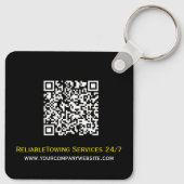 Porte-clés Société professionnelle de remorquage, service de  (Dos)