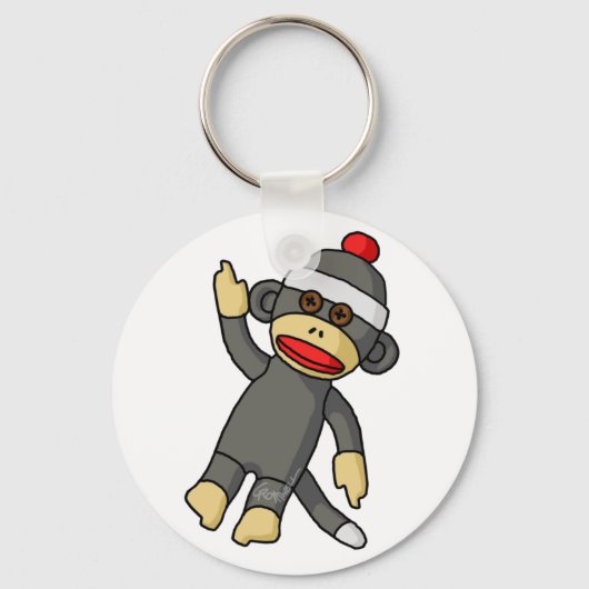 Porte-clés Sock Monkey (Recto)