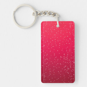 Porte-clés Soda cerise avec minuscules bulles Art Arrière - p