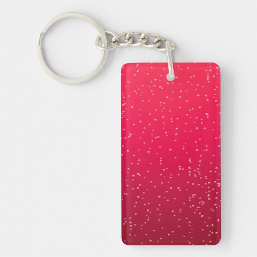 Porte-clés Soda cerise avec minuscules bulles Art Arrière - p (Devant)