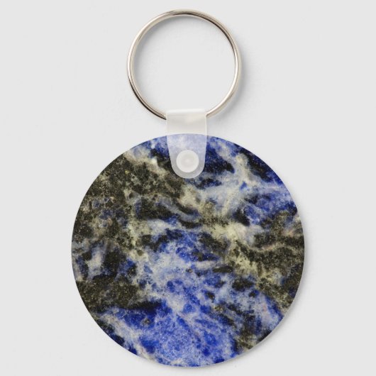 Porte-clés Sodalite bleue (Recto)