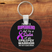 Porte-clés Soeur de sensibilisation à l'épilepsie Héros Guerr (Recto)