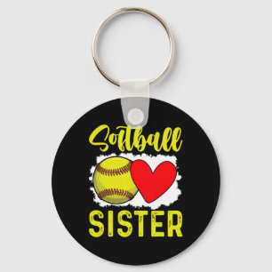 Porte-clés Soeur de softball Joueuse de softball