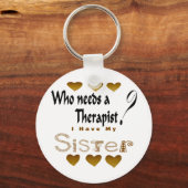 Porte-clés Soeur thérapeutique (Recto)