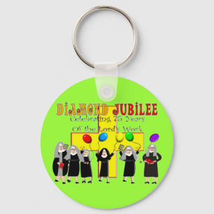 Porte-clés Soeurs Jubilé de diamant 75e année de service