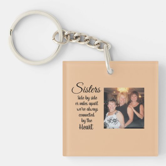 Porte-clés Soeurs Porte - clé Customisé (Devant)