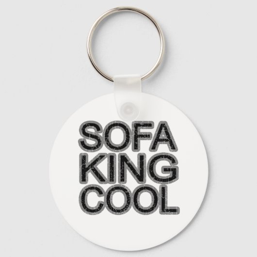 Porte-clés Sofa King Cool amusant filles garçons hommes (Recto)