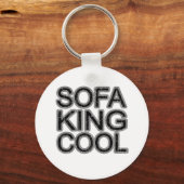 Porte-clés Sofa King Cool amusant filles garçons hommes (Recto)