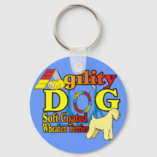 Porte-clés Soft_Coated_Wheaten_Terrier_Agilité