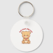 Porte-clés Soft Heart Big Love Cute Teddy Bear (Verso)