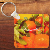 Porte-clés Soft Orange Fruit Aesthétique (Recto)