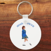 Porte-clés Soft Shoe Irish Dancer in Blue (Recto)