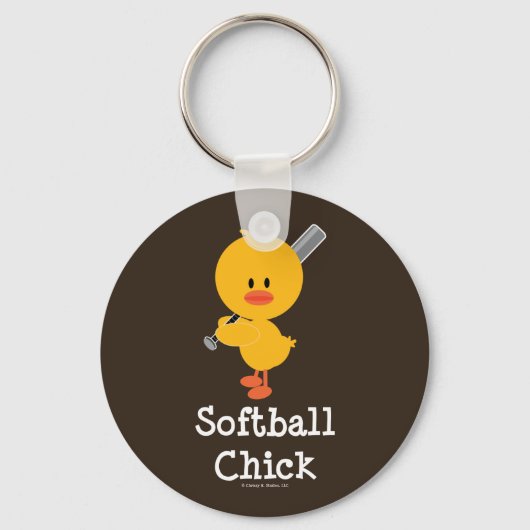Porte-clés Softball Chick Porte - clé (Recto)