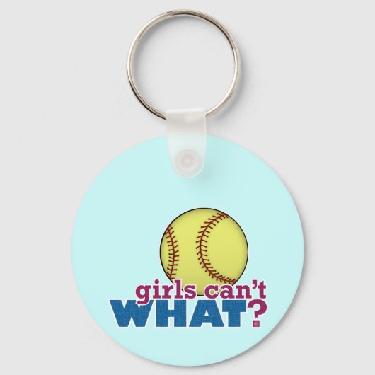 Porte-clés Softball féminin (Recto)
