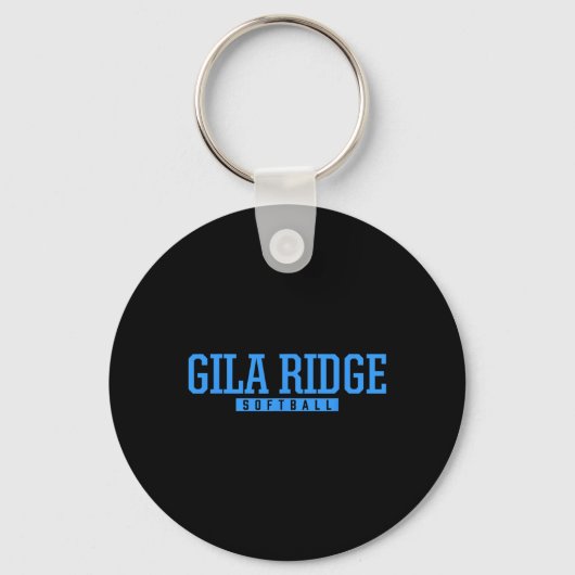 Porte-clés Softball Gila Ridge High School (Recto)