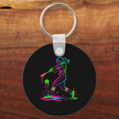 Porte-clés Softball girl ice cream softball drip  (Recto)