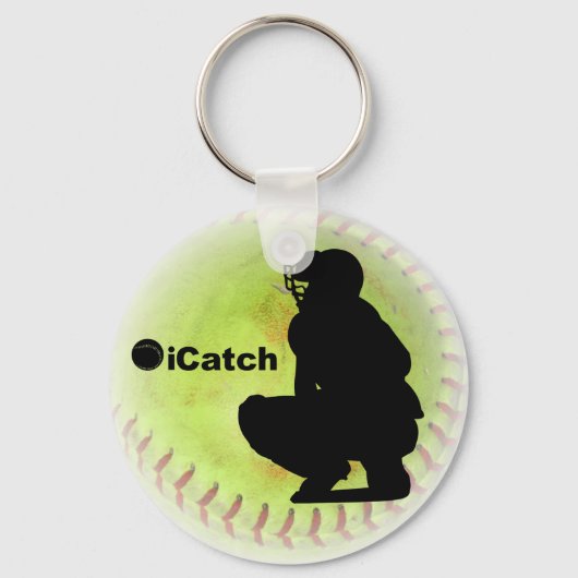 Porte-clés Softball iCatch Fastpitch (Recto)
