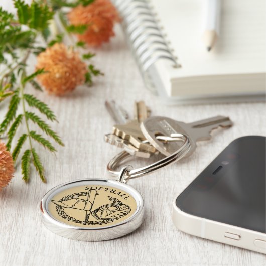 Porte-clés Softball Keychain (Côté)