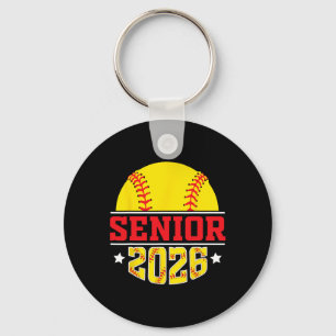Porte-clés Softball Senior 2026 Cl de 26 Fille de Softball Se