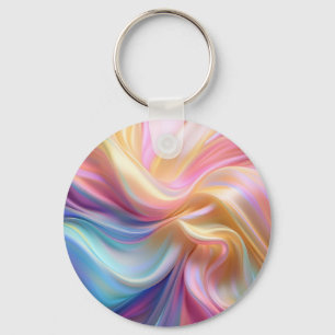 Porte-clés Soie pastel colorée