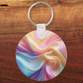 Porte-clés Soie pastel colorée (Verso)