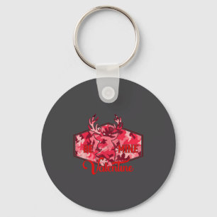 Porte-clés Soin Saint-Valentin Nk Camo Buck Cerf Chasse Saint