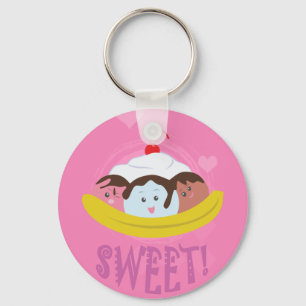 Porte-clés Soins sucrés - Split de banane !