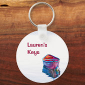 Porte-clés Soirée canoë (Recto)