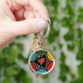 Porte-clés Soirée de Noël et cadeaux portugais (main)