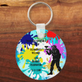 Porte-clés Soirée de Paintball (Recto)