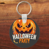 Porte-clés Soirée Halloween – Création de citrouilles de Jack (Recto)