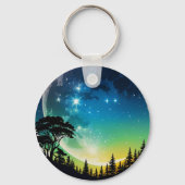 Porte-clés Soirée Silhouette Moon (Verso)