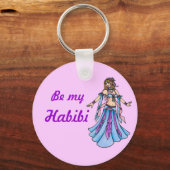 Porte-clés Sois ma danseuse du ventre Habibi (Recto)