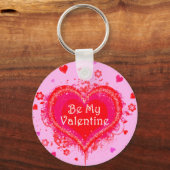 Porte-clés Sois ma Saint Valentin (Recto)