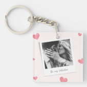 Porte-clés Sois ma Saint Valentin | photo personnalisée | Coe (Devant)