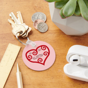 Porte-clés Sois mon coeur de Saint-Valentin