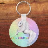 Porte-clés Sois une licorne (Recto)