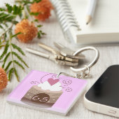 Porte-clés soixante-cinquième Idées de cadeau d'anniversaire (Devant Droit)