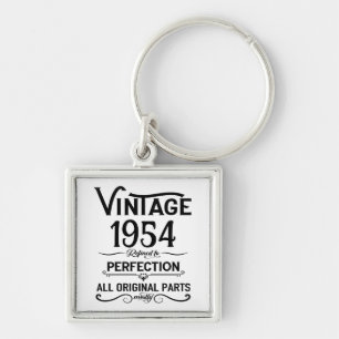 Porte-clés Soixante-dix vintages 70e anniversaire personnalis