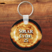 Porte-clés Solaire Cycle 25 Soleil actif (Recto)
