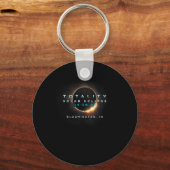 Porte-clés Solar Eclipse 2024 Bloomington Au total 04-08-2 (Recto)