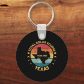 Porte-clés Solar Eclipse 2024 Texas Solar Eclipse Débardeur (Recto)