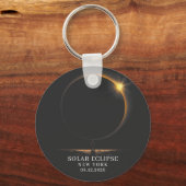 Porte-clés Solar Eclipse 2026 Celestial Astronomy (Recto)