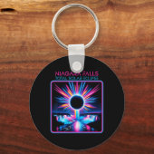 Porte-clés Solar Eclipse Niagara Falls Totalité Event Souveni (Recto)