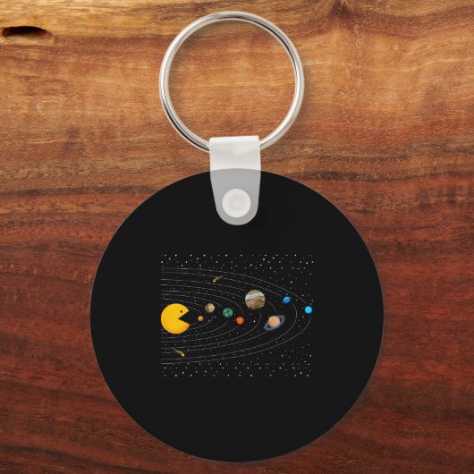 Porte-clés Solar System Video Game Funny Graphic Tees Planet (Recto)