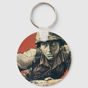 Porte-clés Soldat de 2ÈME GUERRE MONDIALE