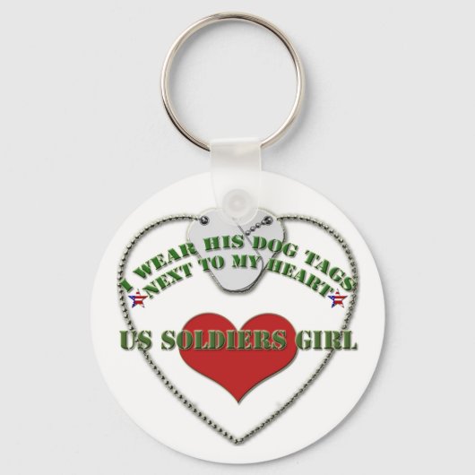 Porte-clés Soldats américains Porte - clé fille (Recto)