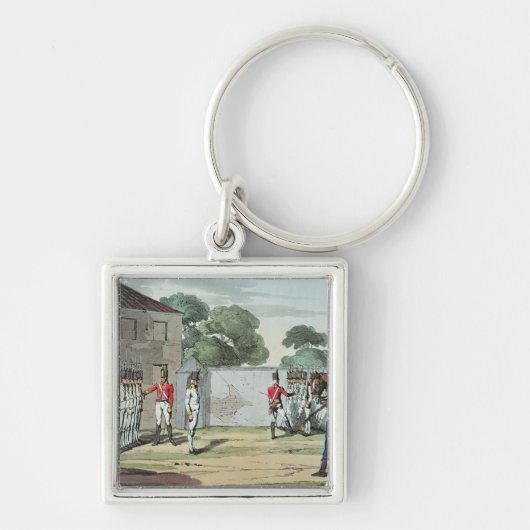 Porte-clés Soldats forant, 1807 (Devant)